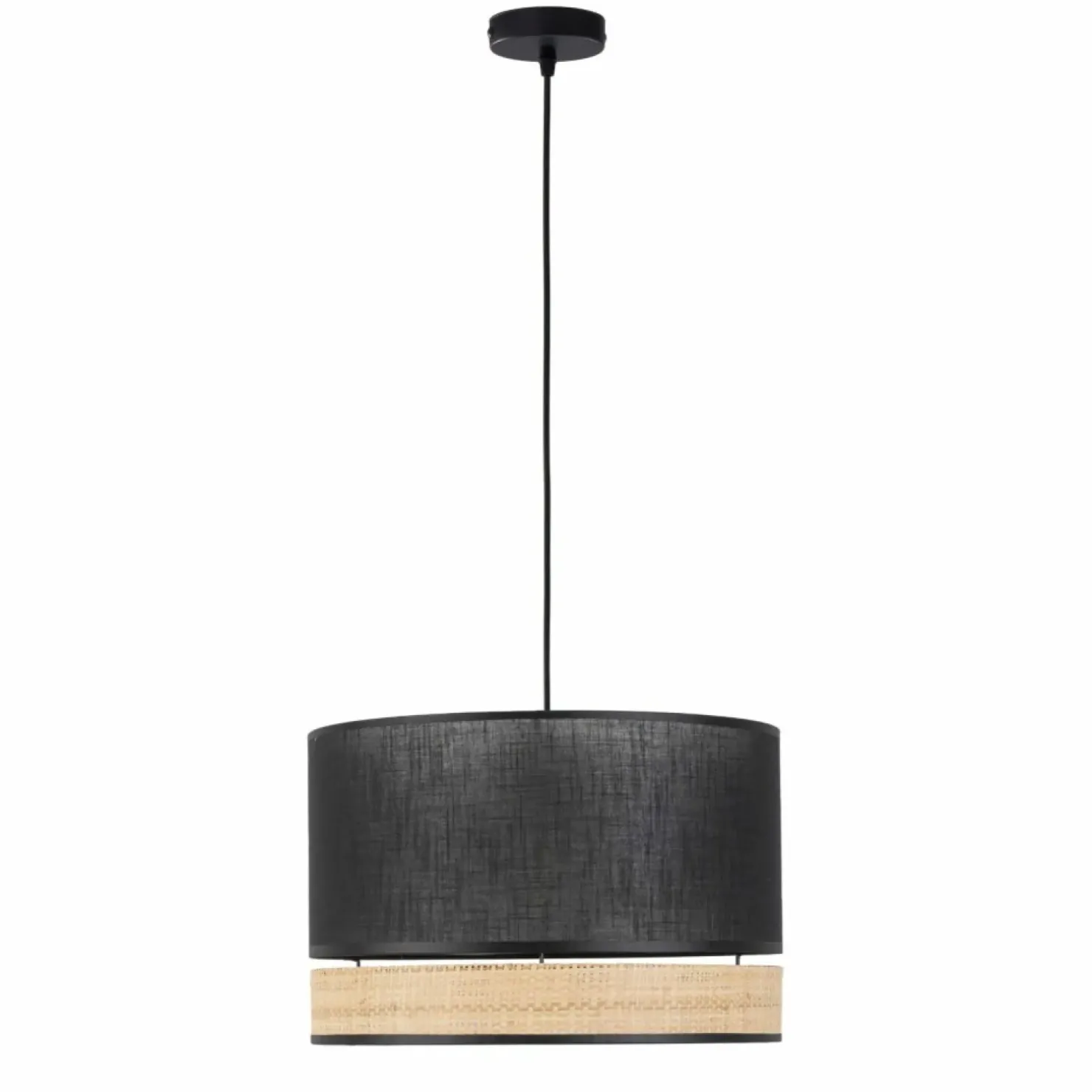 Outlet Sklep Kaja Pojedyncza lampa wisząca do kuchni boho TK 4767 PAGLIA NEW | Kaja