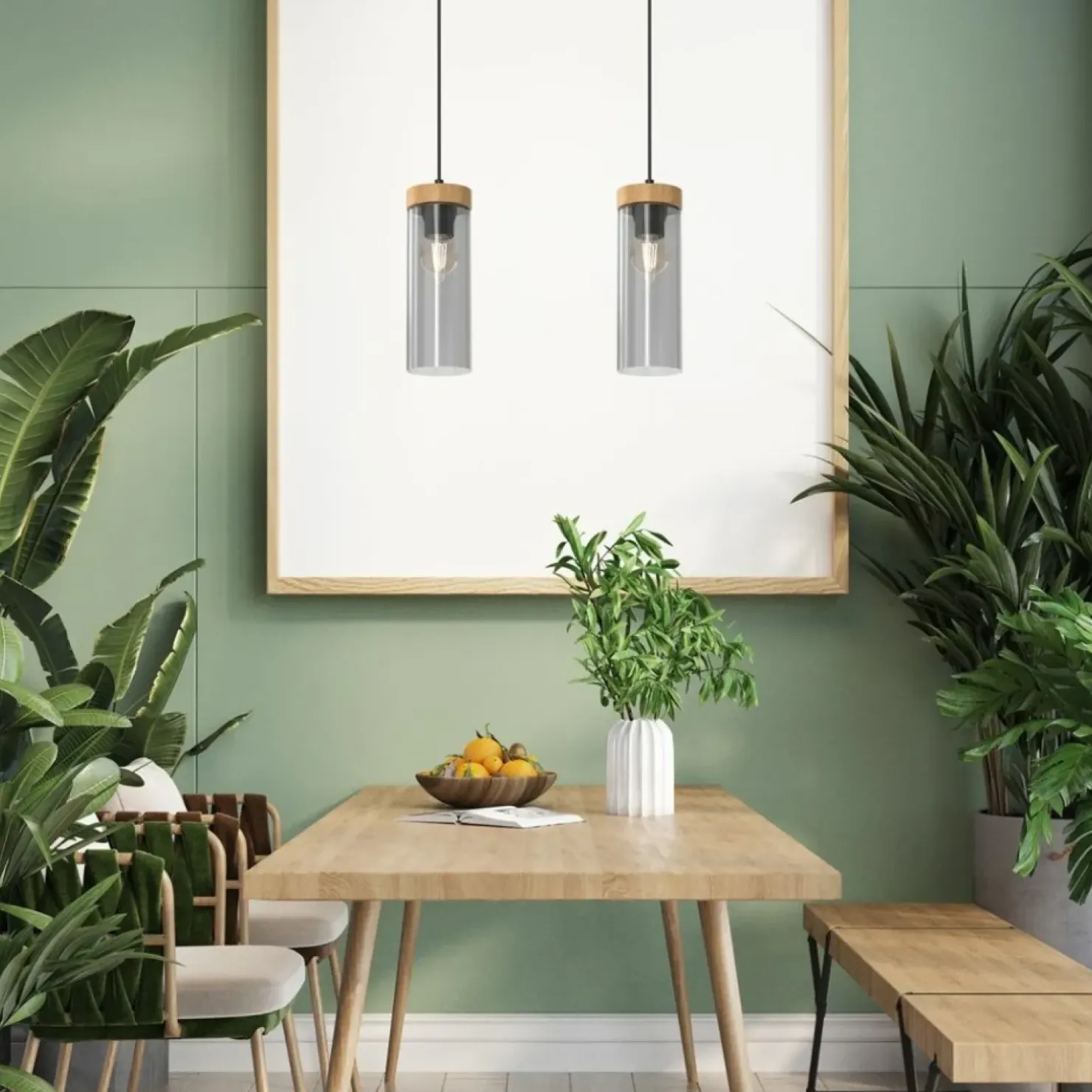 Flash Sale Sklep Kaja Pojedyncza lampa wisząca, klosz w kształcie tuby MLP8664 z serii ELICA | Kaja Oś