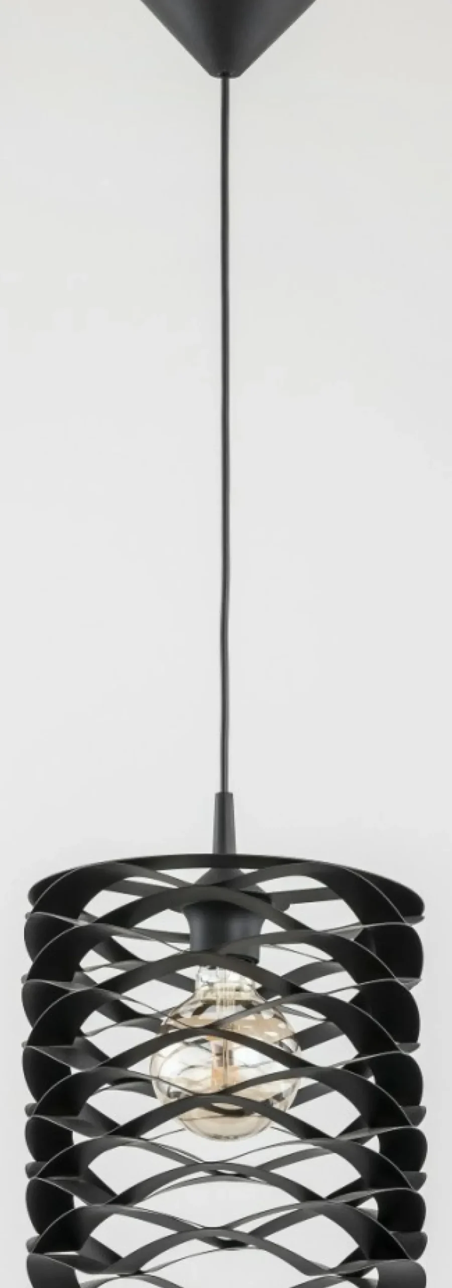 Best Sklep Kaja Pojedyncza lampa wisząca z niecodziennym kloszem AL 60559 | Kaja