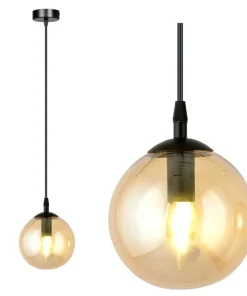 Best Sale Sklep Kaja Pojedyncza lampa wisząca z miodowym kloszem 713/1 | Kaja Oświetlenie