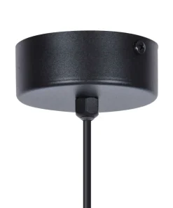 Store Sklep Kaja Pojedyncza lampa wisząca z drucianym kloszem K-4930 | Kaja Oświetlenie czarny