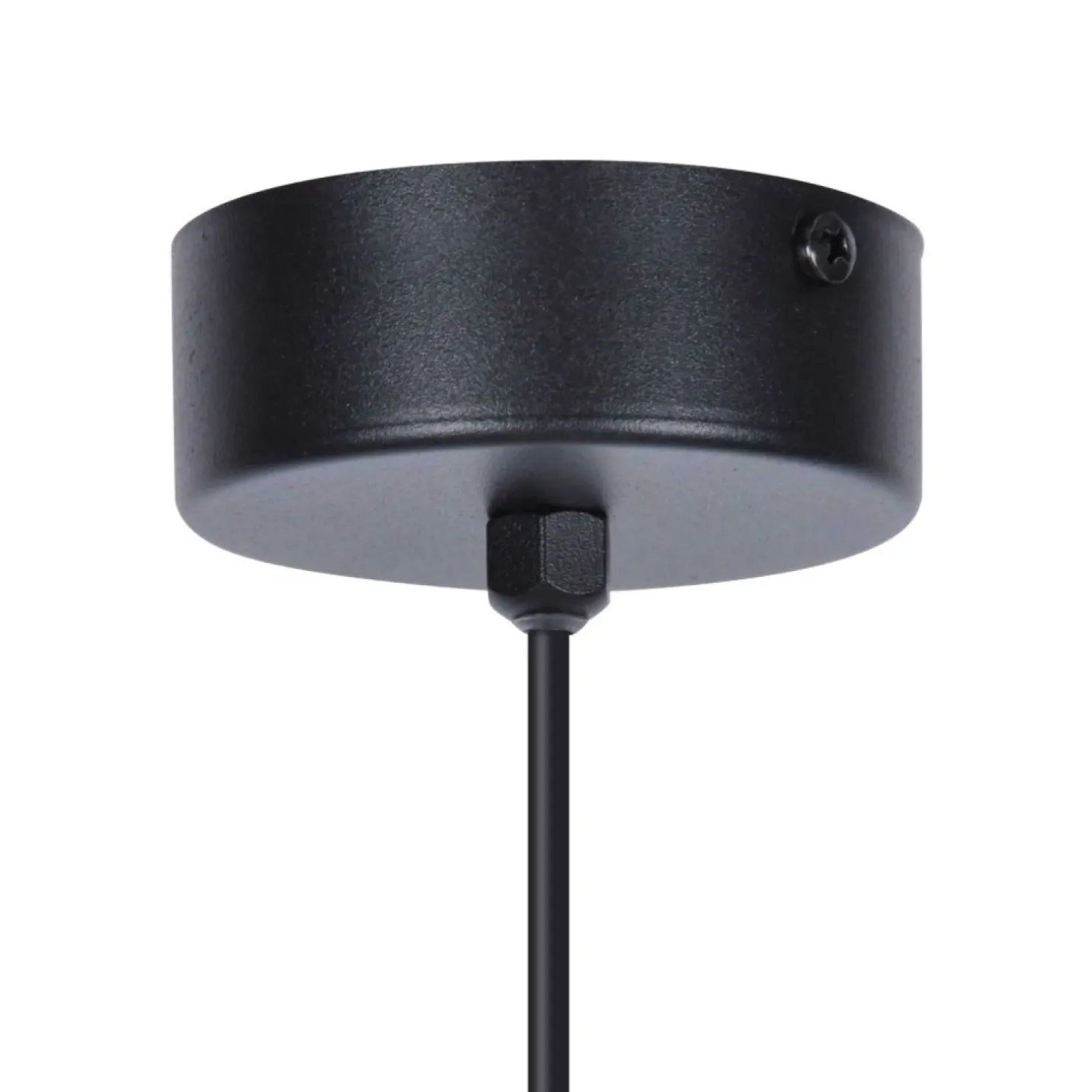 Store Sklep Kaja Pojedyncza lampa wisząca z drucianym kloszem K-4930 | Kaja Oświetlenie czarny