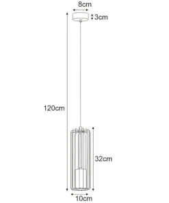 Store Sklep Kaja Pojedyncza lampa wisząca z drucianym kloszem K-4930 | Kaja Oświetlenie czarny