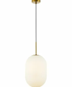 Clearance Sklep Kaja Pojedyncza lampa wisząca z owalnym kloszem ML0318 ALIAS | Kaja