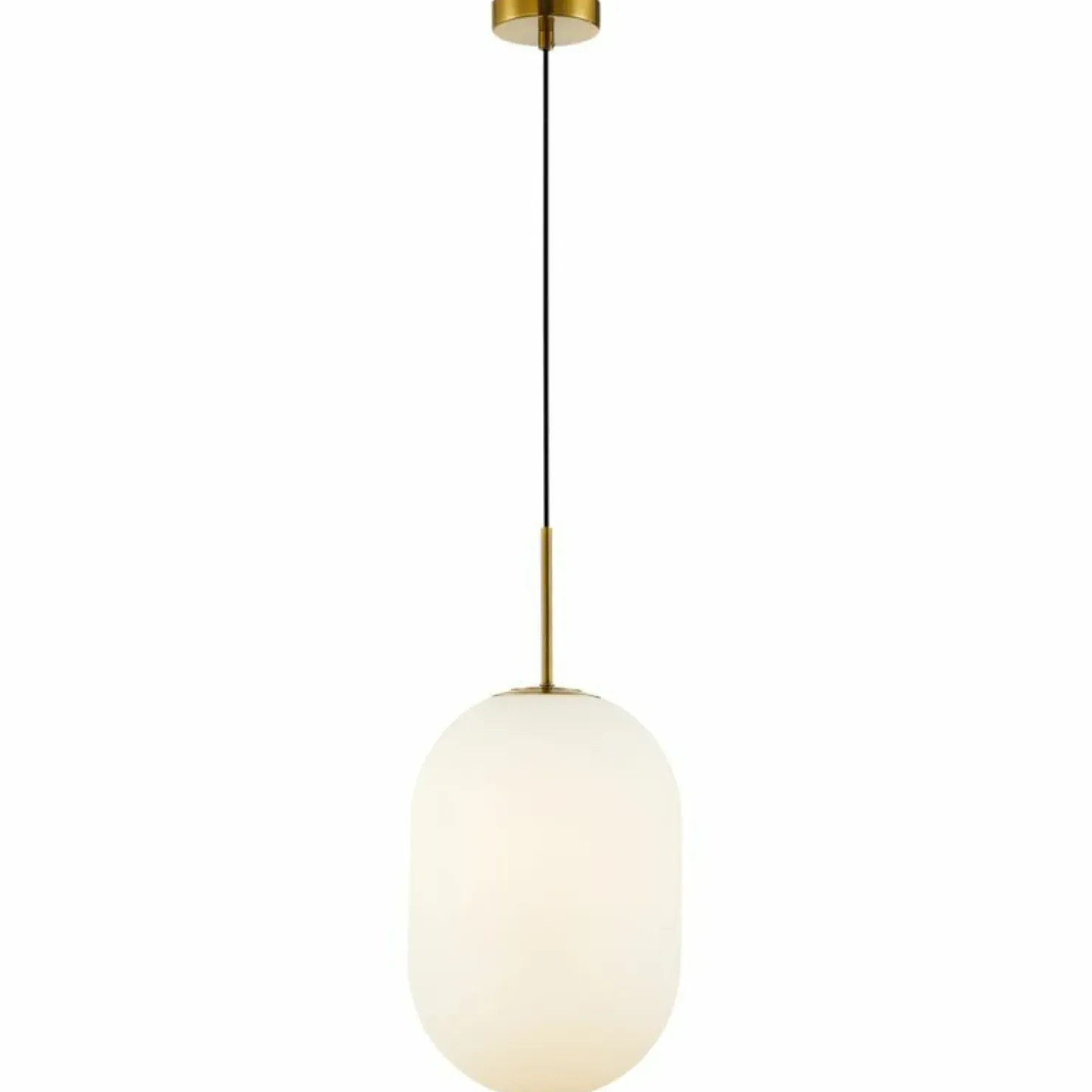 Clearance Sklep Kaja Pojedyncza lampa wisząca z owalnym kloszem ML0318 ALIAS | Kaja