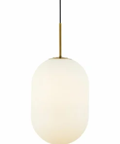 Clearance Sklep Kaja Pojedyncza lampa wisząca z owalnym kloszem ML0318 ALIAS | Kaja