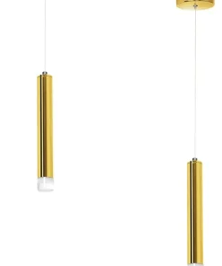 Best Sale Sklep Kaja Pojedyncza lampa wisząca, złota, ledowa tuba ML5713 z serii GOLDIE | Kaja Oświet