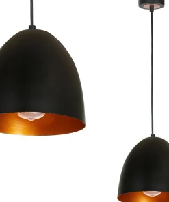 Hot Sklep Kaja Pojedyncza lampa wisząca z czarnym kloszem MLP5587 z serii VEGAS | Kaja Oświetle
