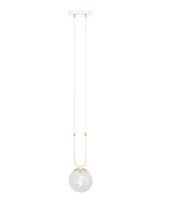 Cheap Sklep Kaja Pojedyncza lampa wisząca z okrągłym kloszem 1116/1 GLAM | Kaja