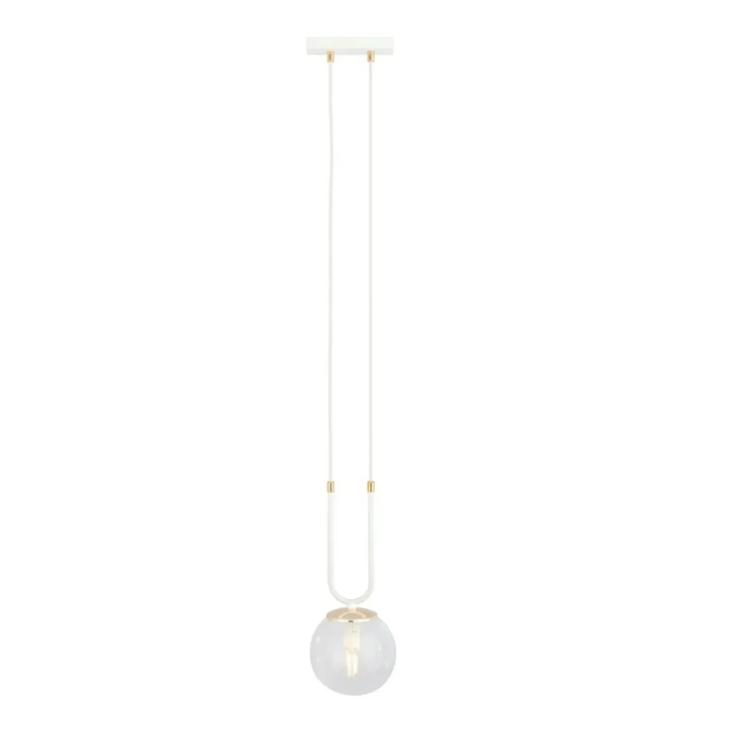 Cheap Sklep Kaja Pojedyncza lampa wisząca z okrągłym kloszem 1116/1 GLAM | Kaja