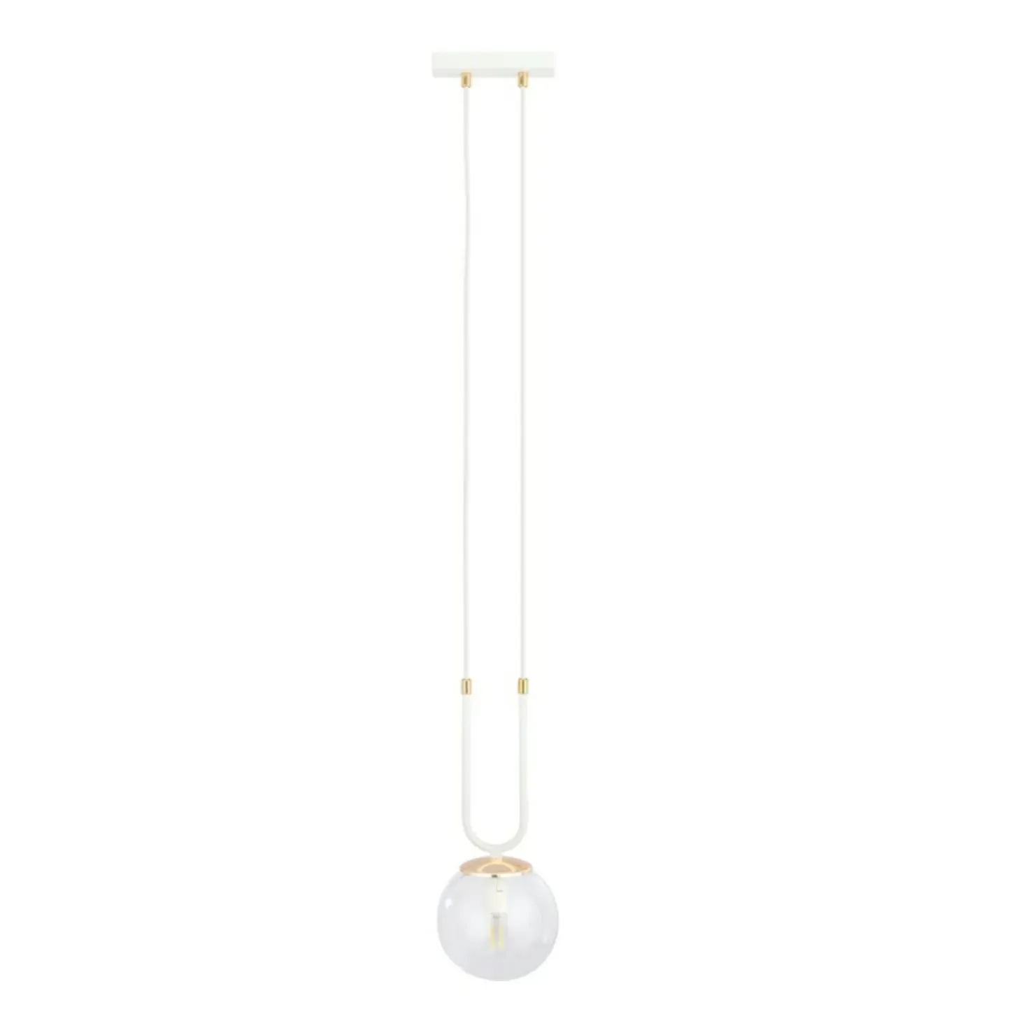 Cheap Sklep Kaja Pojedyncza lampa wisząca z okrągłym kloszem 1116/1 GLAM | Kaja
