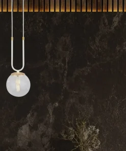 Cheap Sklep Kaja Pojedyncza lampa wisząca z okrągłym kloszem 1116/1 GLAM | Kaja