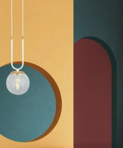 Cheap Sklep Kaja Pojedyncza lampa wisząca z okrągłym kloszem 1116/1 GLAM | Kaja