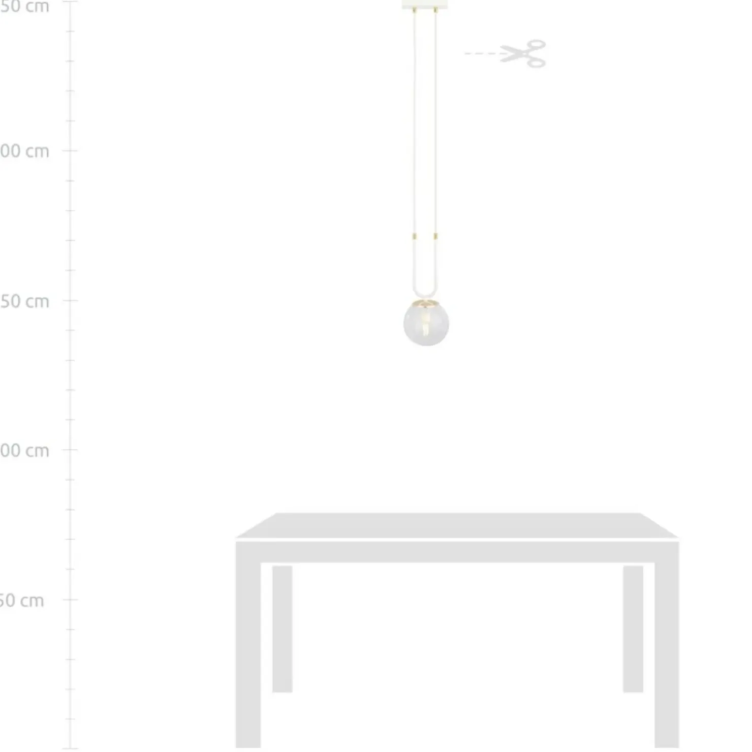 Cheap Sklep Kaja Pojedyncza lampa wisząca z okrągłym kloszem 1116/1 GLAM | Kaja