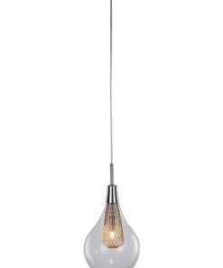 New Sklep Kaja Pojedyncza, minimalistyczna lampa wisząca AZ1687 ELEKTRA | Kaja transparentny