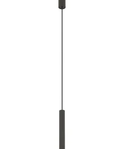 Discount Sklep Kaja Pojedyncza, punktowa lampa wisząca, tuba 30cm 10903 FOURTY | Kaja szary