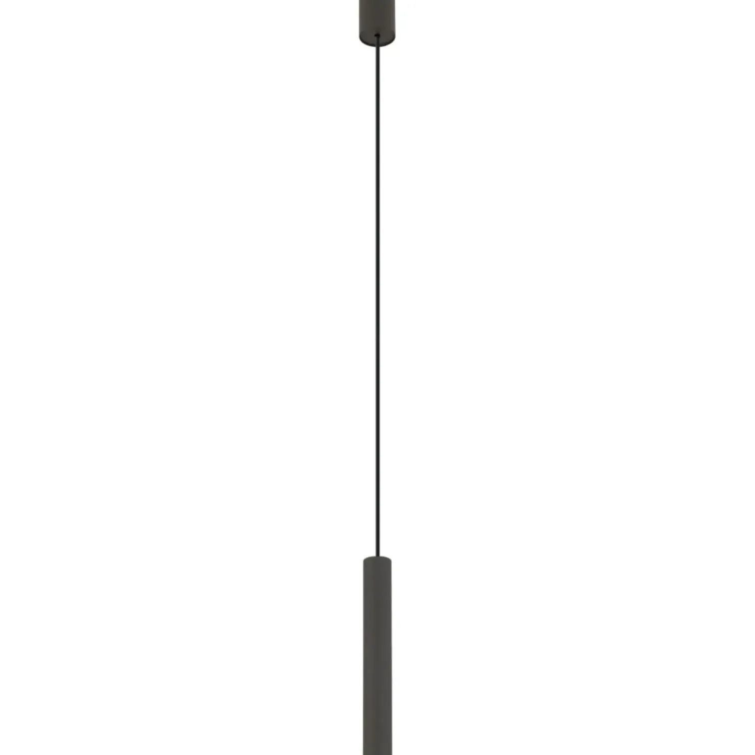 Discount Sklep Kaja Pojedyncza, punktowa lampa wisząca, tuba 30cm 10903 FOURTY | Kaja szary