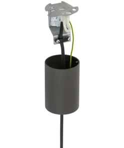 Discount Sklep Kaja Pojedyncza, punktowa lampa wisząca, tuba 30cm 10903 FOURTY | Kaja szary