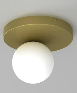 Hot Sklep Kaja Pojedyncza, złota lampa sufitowa do kuchni MLP8394 z serii BIBIONE | Kaja Oświet