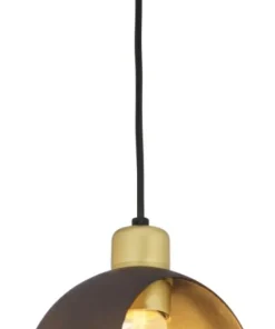 Sale Sklep Kaja Pojedynczy czarno-złoty zwis TK 2751 CYKLOP BLACK | Kaja Oświetlenie