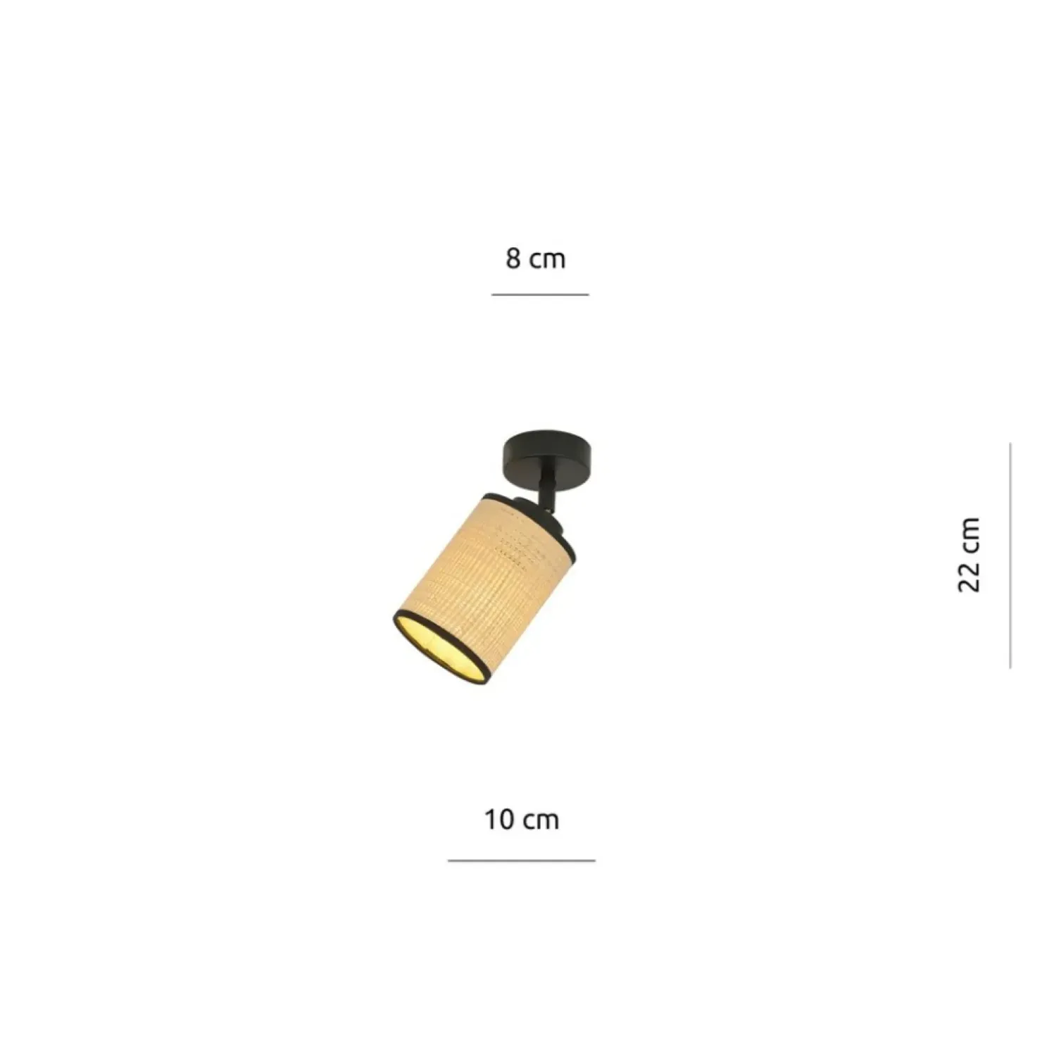 Cheap Sklep Kaja Pojedynczy reflektor na sufit i ścianę, styl eco 1151/1 YOGA | Kaja
