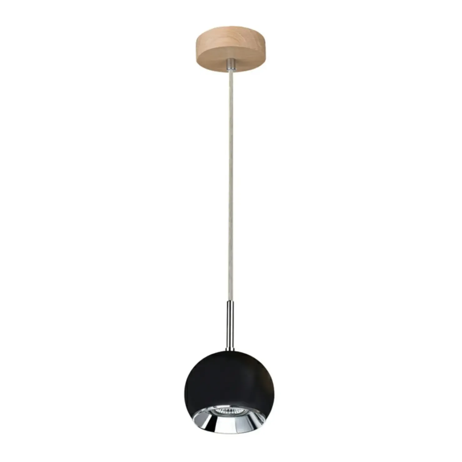 Best Sale Sklep Kaja Pojedynczy zwis na dębowej podstawie 5143174 BALL WOOD | Kaja