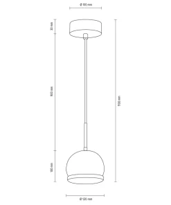 Best Sale Sklep Kaja Pojedynczy zwis na dębowej podstawie 5143174 BALL WOOD | Kaja