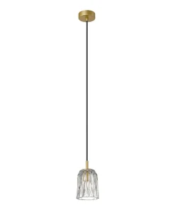 Best Sale Sklep Kaja Pojedynczy zwis z kryształowym kloszem P0590-01A-V7AC TAZZA | Kaja