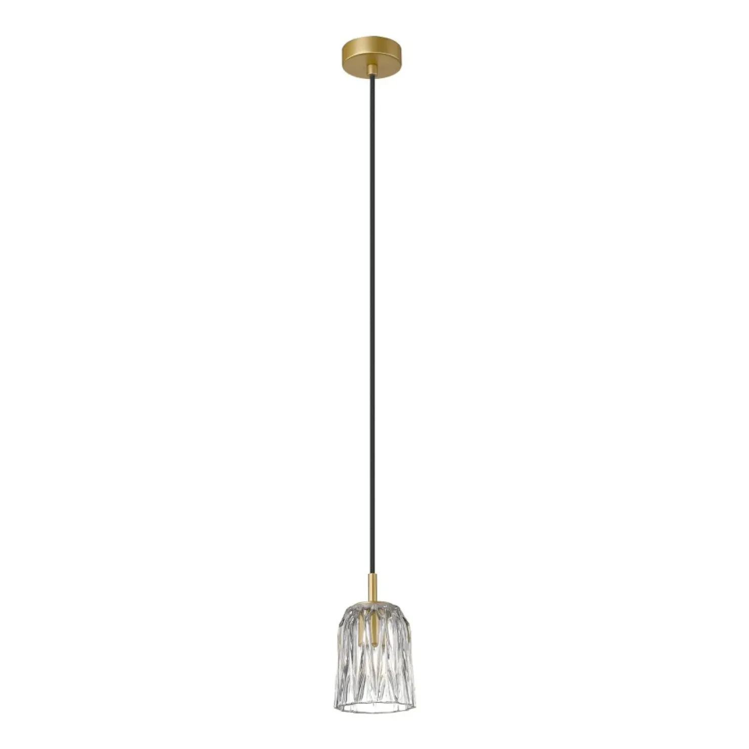 Best Sale Sklep Kaja Pojedynczy zwis z kryształowym kloszem P0590-01A-V7AC TAZZA | Kaja