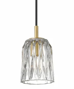 Best Sale Sklep Kaja Pojedynczy zwis z kryształowym kloszem P0590-01A-V7AC TAZZA | Kaja