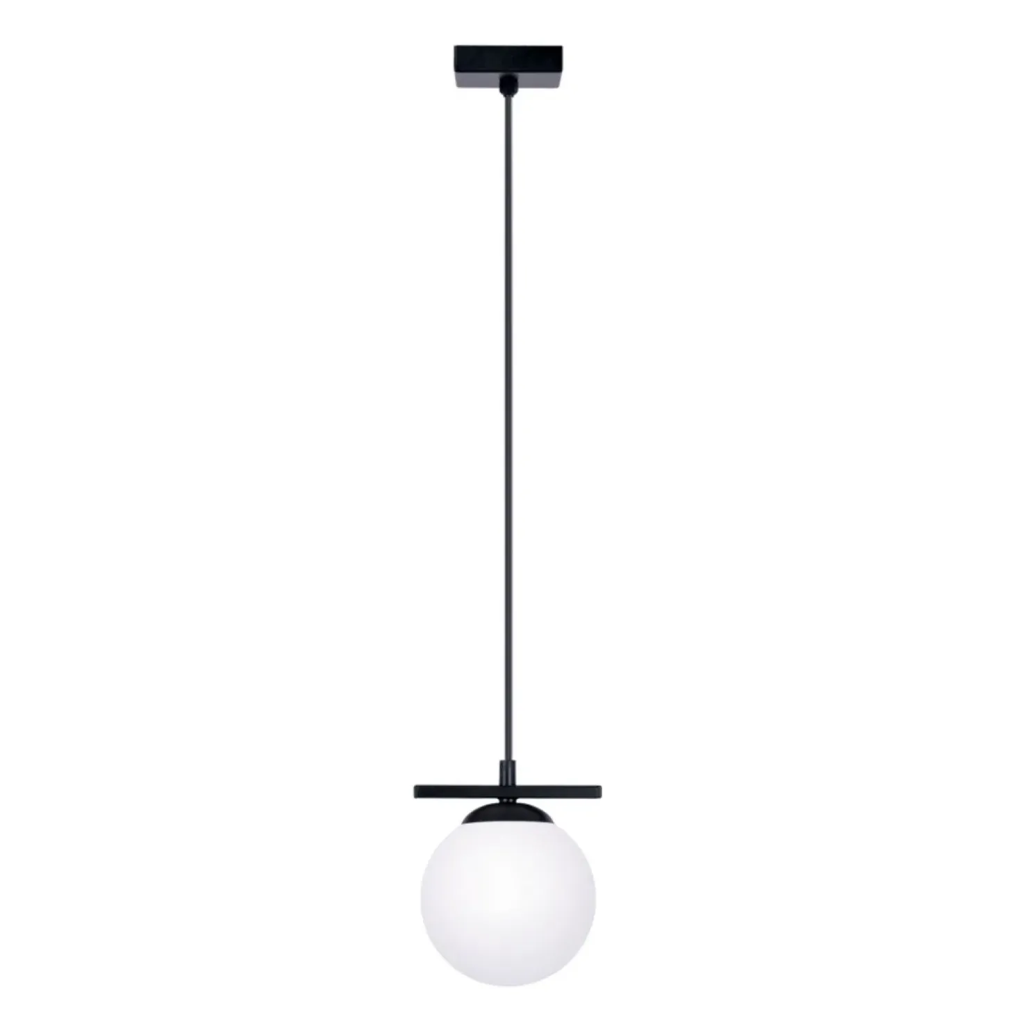 Outlet Sklep Kaja Pojedynczy zwis z kulistym kloszem, do kuchni ZM 1207 GLOBE | Kaja