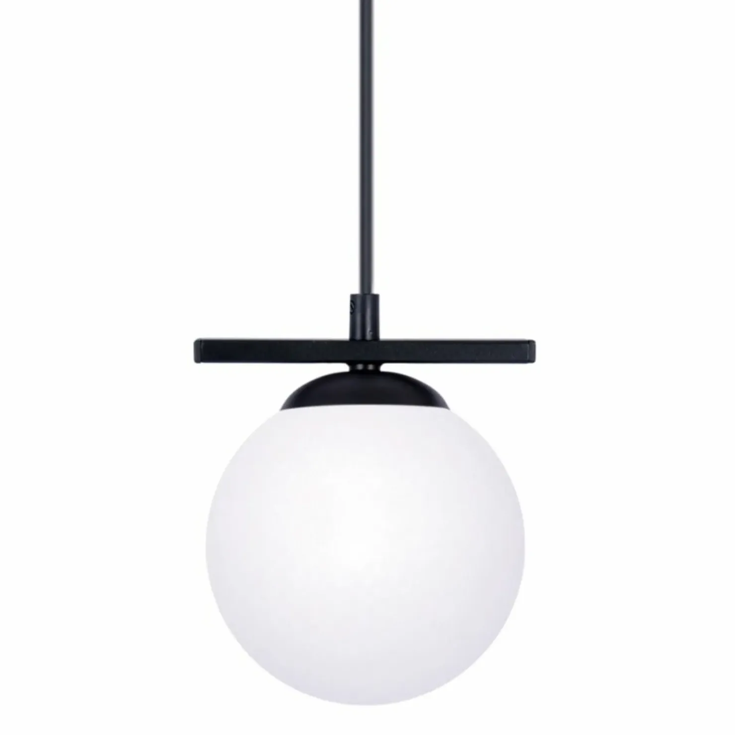 Outlet Sklep Kaja Pojedynczy zwis z kulistym kloszem, do kuchni ZM 1207 GLOBE | Kaja