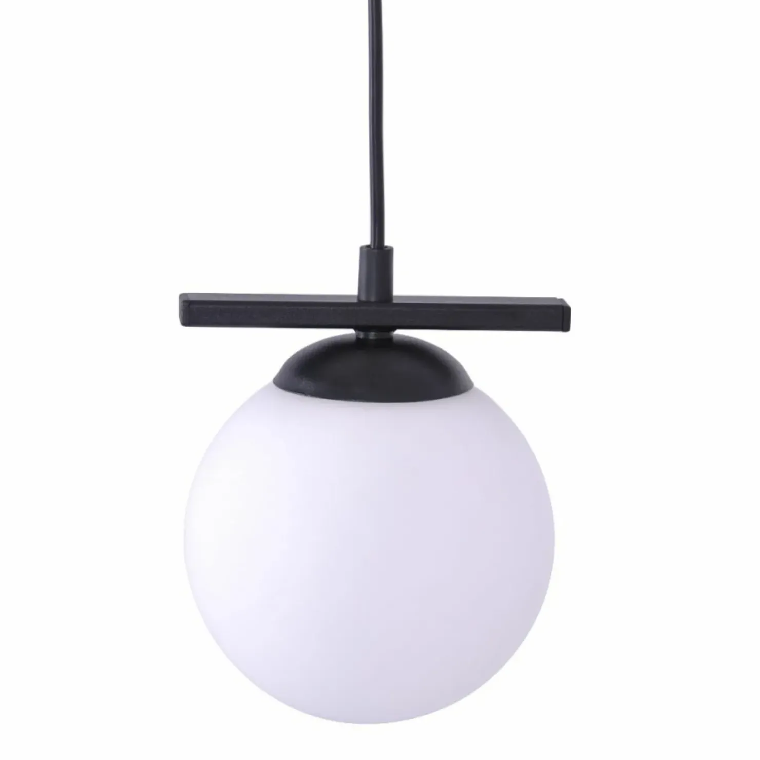 Outlet Sklep Kaja Pojedynczy zwis z kulistym kloszem, do kuchni ZM 1207 GLOBE | Kaja