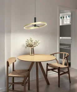 Discount Sklep Kaja Pojedynczy zwis z ledową obręczą, nad stół WF 6016-104L BREST | Kaja