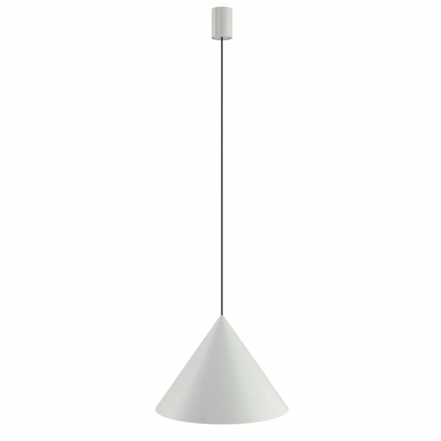 Best Sale Sklep Kaja Pojedynczy zwis ze stożkowym kloszem ⌀35cm 10878 ZENITH | Kaja szary