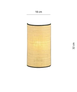 Półokrągła lampa ścienna do sypialni w stylu eco 1149/K1 ASTON | Kaja*Sklep Kaja Store
