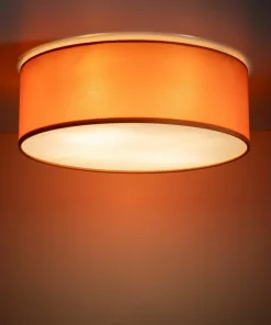 Pomarańczowa, abażurowa lampa sufitowa TK 10153 NICOLA ORANGE | Kaja*Sklep Kaja Cheap