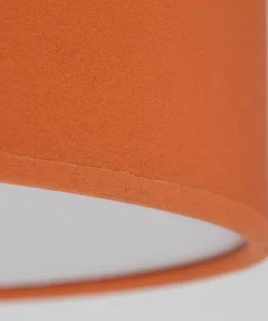 Pomarańczowa, abażurowa lampa sufitowa TK 10153 NICOLA ORANGE | Kaja*Sklep Kaja Cheap