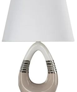 Ponadczasowa, abażurowa lampka stołowa 41-79954 ROMANO | Kaja*Sklep Kaja Best Sale