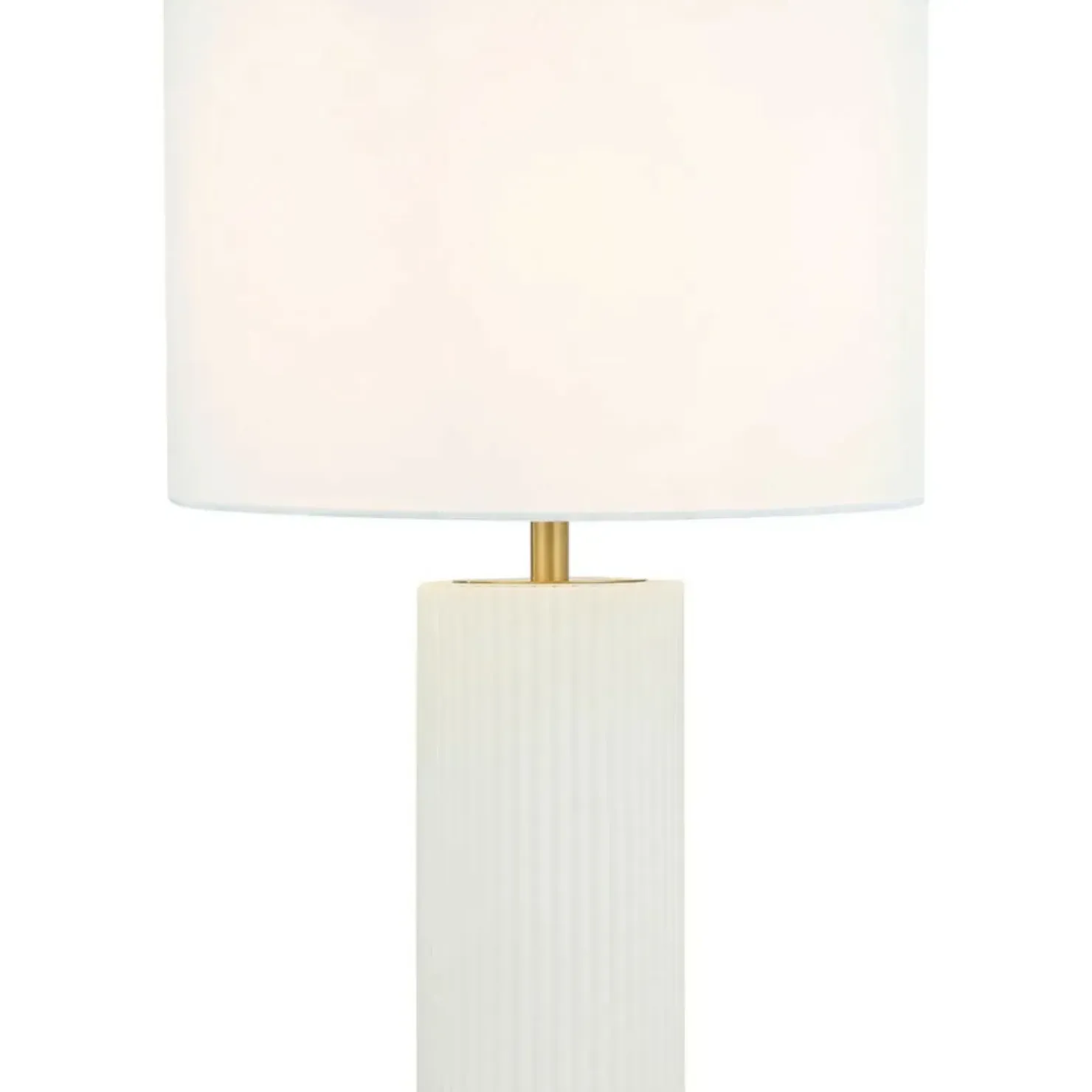 Ponadczasowa, abażurowa lampka stołowa LP-787/1T BIAŁA TOKIO | Kaja*Sklep Kaja Shop