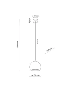 Store Sklep Kaja Ponadczasowa, beżowa lampa wisząca TK 10172 ZOE BEIGE | Kaja