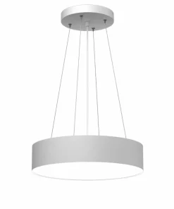 Cheap Sklep Kaja Ponadczasowa, biała lampa wisząca ⌀40cm ANT 5205 SENGO | Kaja