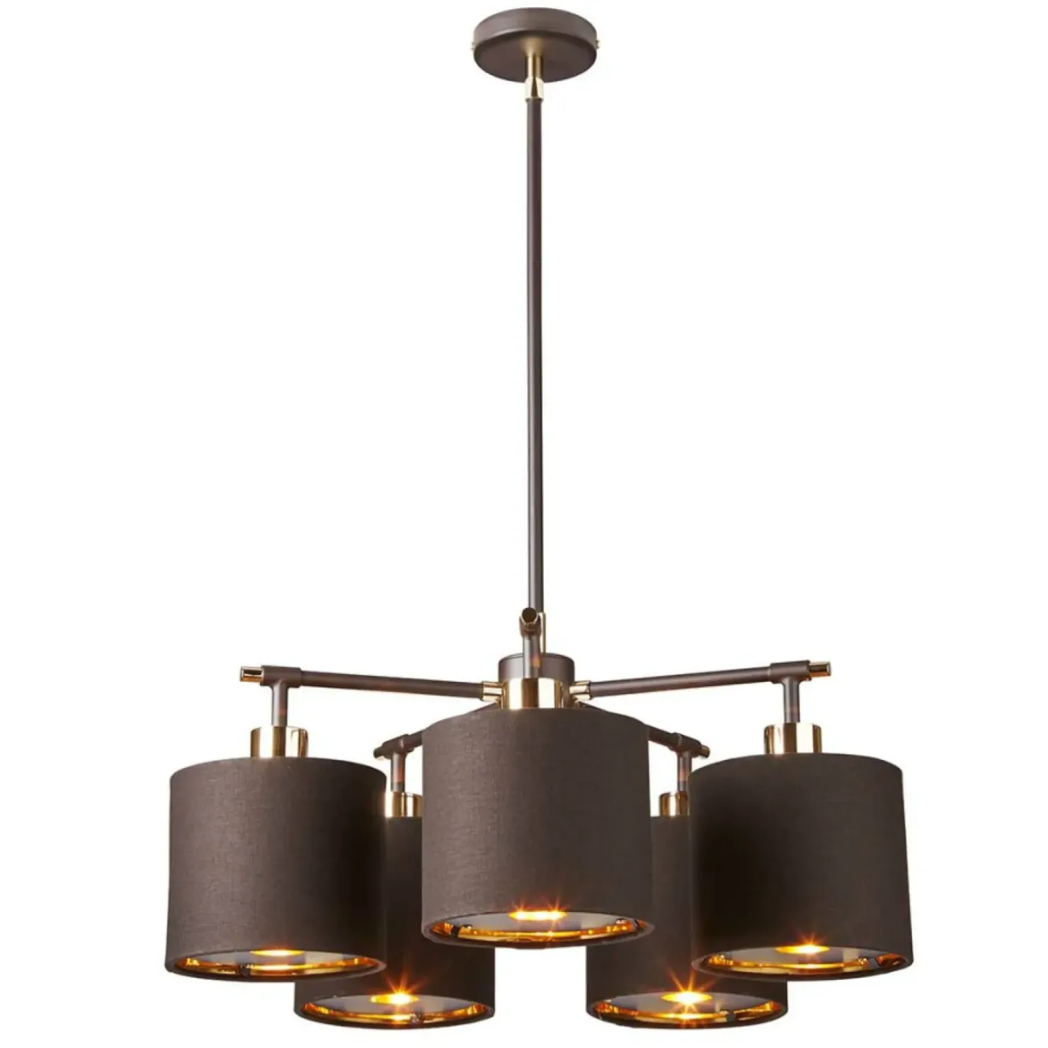 Best Sale Sklep Kaja Ponadczasowa, brązowa lampa wisząca BALANCE5-BRPB z serii BALANCE