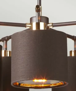 Best Sale Sklep Kaja Ponadczasowa, brązowa lampa wisząca BALANCE5-BRPB z serii BALANCE