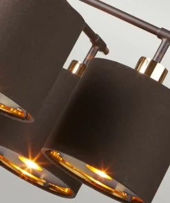 Best Sale Sklep Kaja Ponadczasowa, brązowa lampa wisząca BALANCE5-BRPB z serii BALANCE