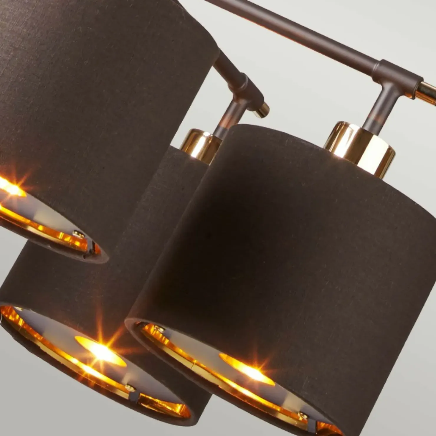 Best Sale Sklep Kaja Ponadczasowa, brązowa lampa wisząca BALANCE5-BRPB z serii BALANCE