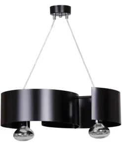 Clearance Sklep Kaja Ponadczasowa, czarna lampa wisząca do kuchni 284/2 VIXON | Kaja
