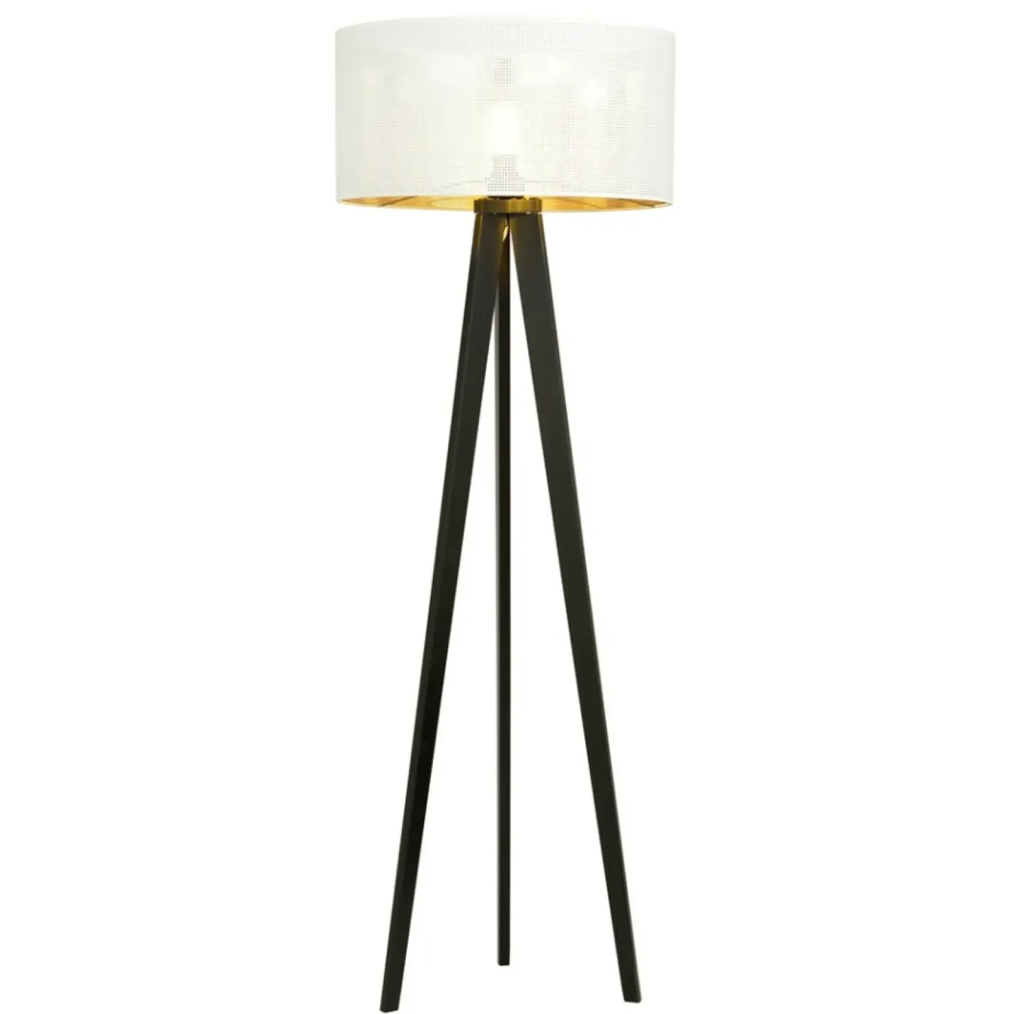 Ponadczasowa lampa podłogowa z abażurem 1147/LP1 ASTON | Kaja*Sklep Kaja Store