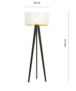 Ponadczasowa lampa podłogowa z abażurem 1147/LP1 ASTON | Kaja*Sklep Kaja Store
