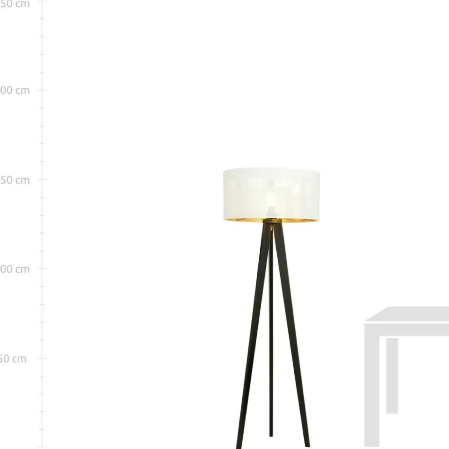 Ponadczasowa lampa podłogowa z abażurem 1147/LP1 ASTON | Kaja*Sklep Kaja Store